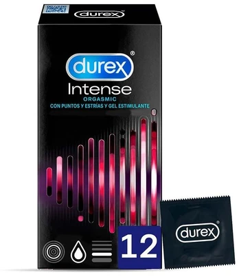 Stimuliuojantys prezervatyvai DUREX INTENSE 12 vnt