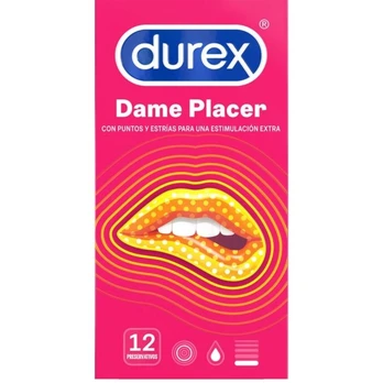 Prezervatyvai DUREX DAME PLACER 12 vnt
