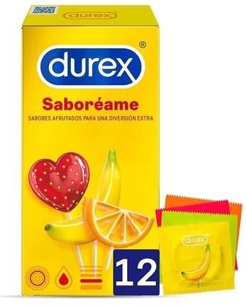 Prezervatyvai DUREX SABOREAME 12 vnt