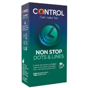 Prezervatyvai CONTROL NON STOP 12 vnt kaina
