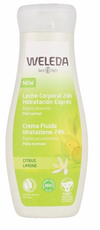 Kūno losjonas Weleda Citrus, drėkinantis, 200 ml