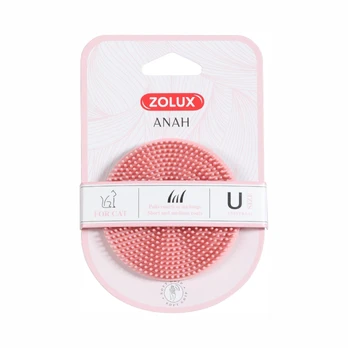 Šukos katėms Zolux ANAH CAT RUBBER BRUSH
