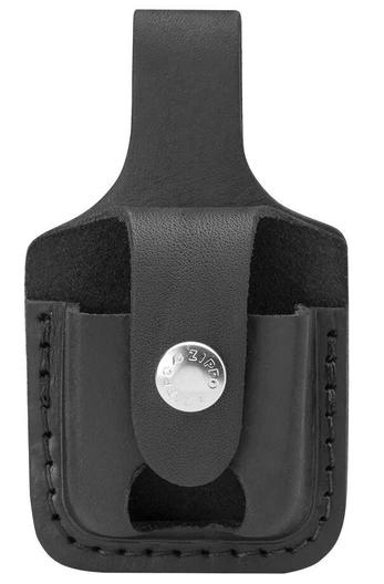 Dėklas Zippo Leather Lighter Pouch, juoda
