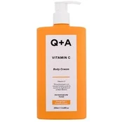 Kūno kremas Q+A Vitamin C, 250 ml