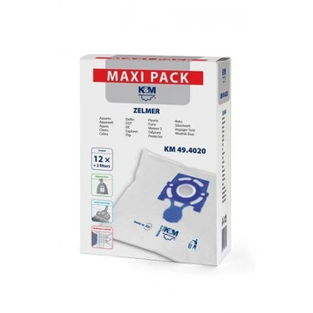 Dulkių siurblio maišelis K&M KM 49.4020 Maxi, 12 vnt.