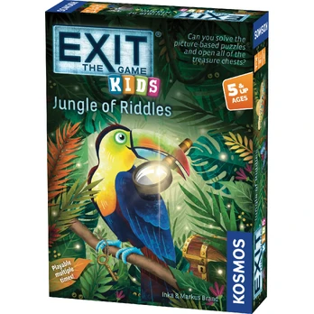 Stalo žaidimas Exit: The Game – Kids: Jungle of Riddles, ENG