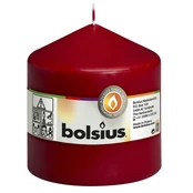 Žvakė, cilindrinė Bolsius Wine red, 45 h, 100 mm kaina