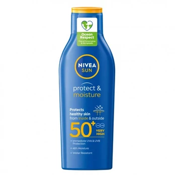 Kremas nuo saulės Nivea Sun Protect & Moisture SPF50+, 200 ml