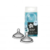 TOMMEE TIPPEE 3+ ADVANCED Anti-colic vidutinės tėkmės žindukai, 2 vnt. kaina