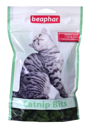 Beaphar Catnip Bits - katžolės skanėstai katėms - 150 g