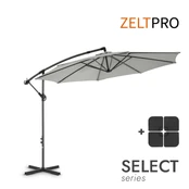Lauko skėtis su padu Select Light Grey kaina