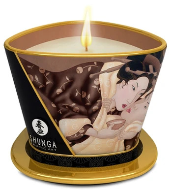 Masažinė žvakė SHUNGA ŠOKOLADAS