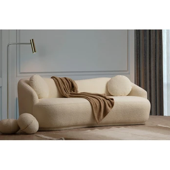 Trivietė sofa Ancona-Cream Kremas
