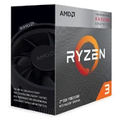 AMD AMD Ryzen 3 3200G, 3.6 GHz, AM4, Processor threads 4, Packing Retail, Processor cores 4, Component for PC kaina