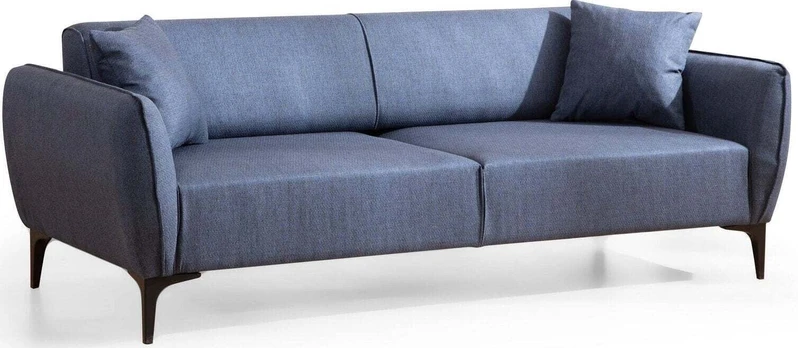 Trivietė sofa Belissimo-Blue Mėlyna