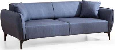 Trivietė sofa Belissimo-Blue Mėlyna kaina
