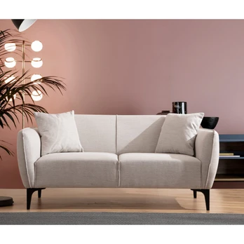 Trivietė sofa Belissimo-Off White Balta