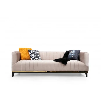 Trivietė sofa Bellino-Beige Smėlio spalvos