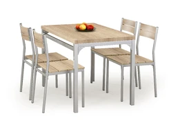 Valgomojo komplektas Malcolm (1+4), 75x70x110cm kaina