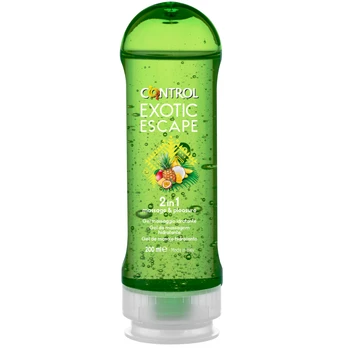 Lubrikantas CONTROL 2 in 1 EXOTIC ESCAPE 200 ml