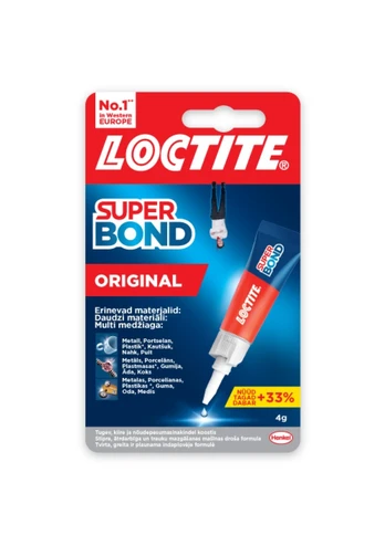 Klijai universalūs Loctite Super Bond Original Gel 4gr (12)