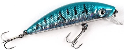 Vobleris PRO Catch BL128, 7.5 cm, mėlyna/sidabro
