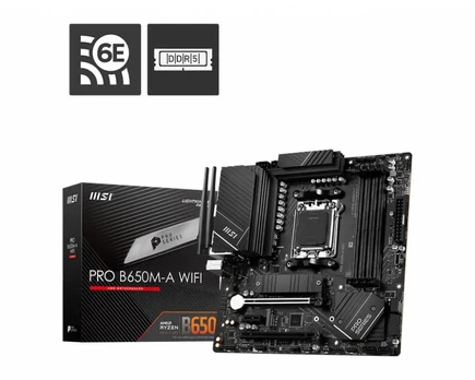 MSI PRO B650M-A WiFi, MicroATX, AM5, DDR5
