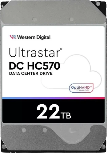 Kietasis diskas (HDD) Western Digital Ultrastar DC HC570 0F48052, 3.5", 22 TB