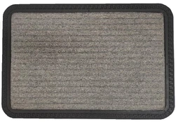 Durų kilimėlis Domoletti, pilkas, 400 mm x 600 mm x 8 mm kaina
