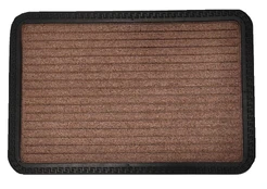 Durų kilimėlis Domoletti, rudas, 400 mm x 600 mm x 8 mm kaina