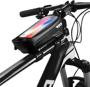 Dviračių telefono laikiklis Wildman Lockable Holder for The M E2 Bicycle, juoda