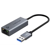 Adapteris Extra Digital CA913367 USB 3.0, RJ-45, 0.15 m, sidabro kaina