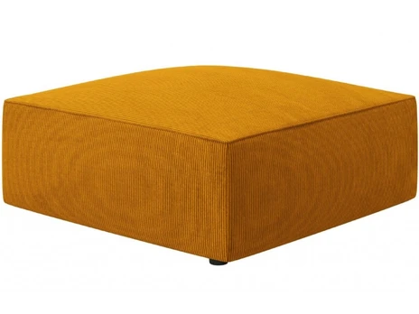 Pufas Micadoni Home Ruby, geltonas, 93 cm x 93 cm x 40 cm