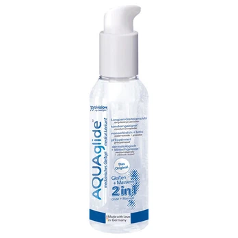 Lubrikantas AQUA GLIDE + MASAŽAS 2 IN 1 125 ml
