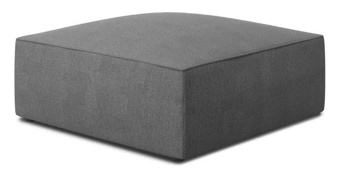 Pufas Micadoni Home Ruby Structured, pilkas, 93 cm x 93 cm x 40 cm