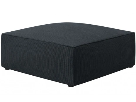 Pufas Micadoni Home Ruby, juodas, 93 cm x 93 cm x 40 cm