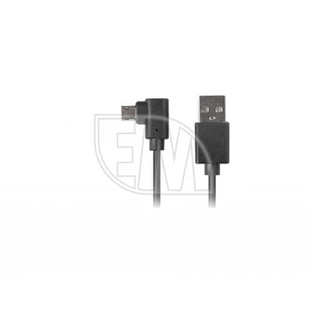 Laidas Lanberg, USB Type A/Micro USB 2.0 Type B, juoda