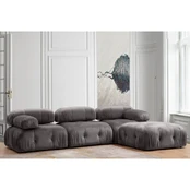Minkštas kampas Bubble Corner ( L1-O1-1R -Puf)-Grey Pilka kaina