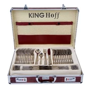 King Hoff STALO ĮRANKIAI KINGHOFF 72 ELE. SATYNA KH-3565 kaina