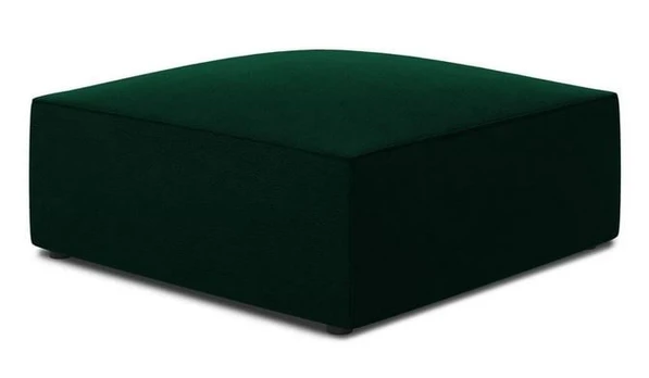 Pufas Micadoni Home Ruby Velvet, žalias, 93 cm x 93 cm x 40 cm
