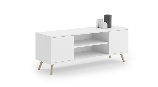TV spintelė Focus White, 155x50x40 cm