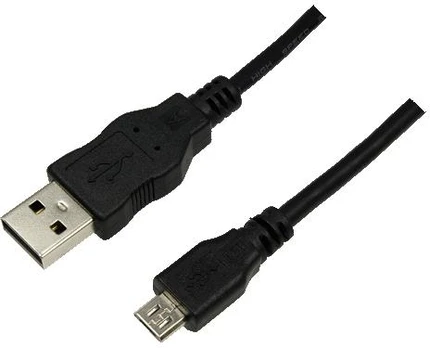 Laidas Logilink, Micro USB/USB, juoda
