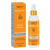 BODERM PROTOTYPE purškiamas losjonas kūnui SPF30, 200 ml kaina