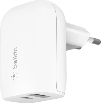 Įkroviklis Belkin USB + USB-C, USB/USB-C, balta, 37 W