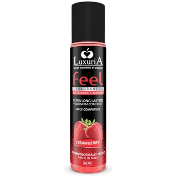 Lubrikantas LUXURIA FEEL STRAWBERRY WATER BASED 60 ml