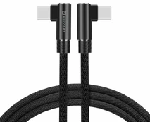 Laidas Swissten, 2 x USB-C, 1.2 m, juoda kaina