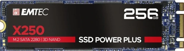Disk SSD Emtec X250 256GB M.2 2280 SATA III (ECSSD256GX250)