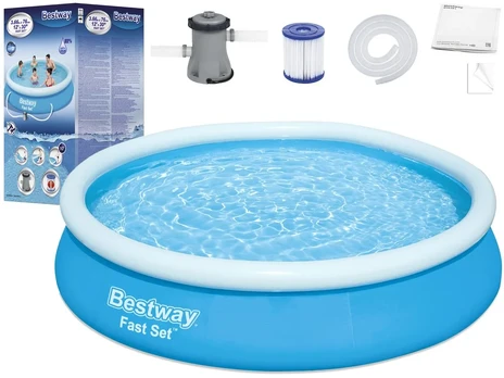 Bestway Baseino rinkinys Fast Set, 366x76cm, 57274