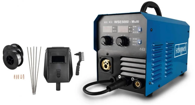 Suvirinimo aparatas Scheppach WSE 5000 Multi (4-in-1) + priedai, 5906609901