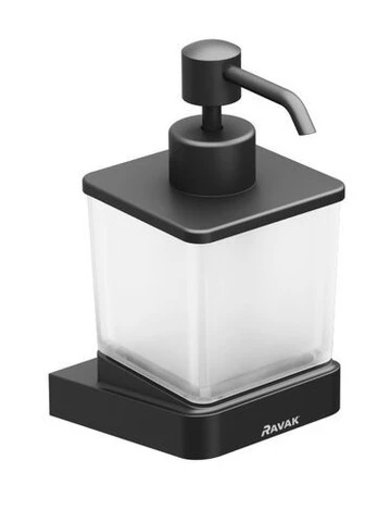 Juodas muilo dozatorius Ravak 10° black TD 231.20, X07P559